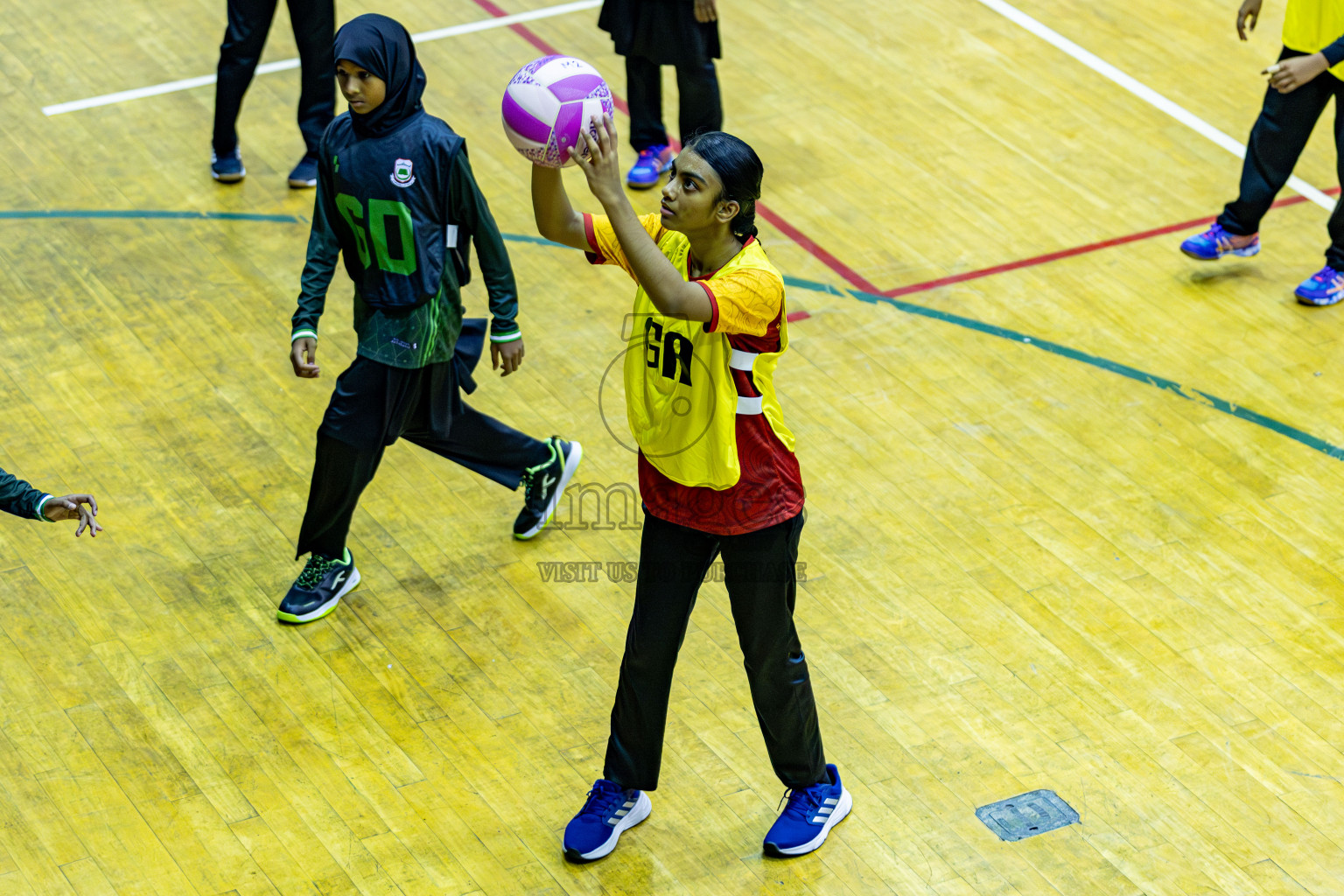 Day 1 of Inter-School Netball Tournament 2025 was held in Social Center Indoor Hall on Saturday, 18th October 2025. Photos: Areef Adam / images.mv