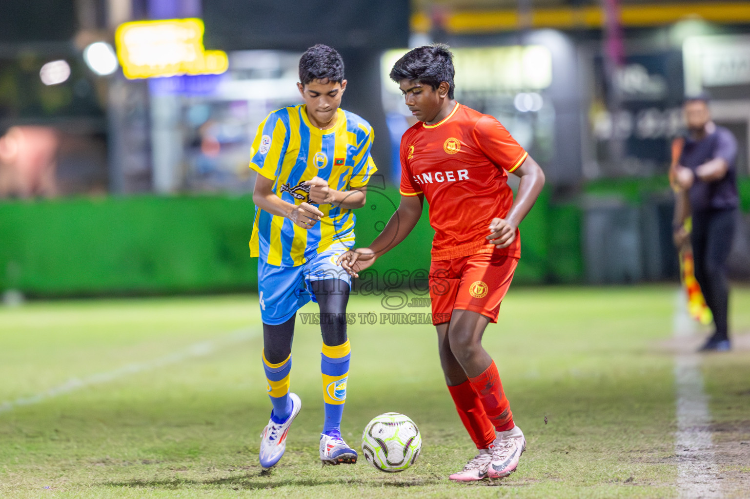 Dhivehi Youth League 2024 - Day 1. Matches held at Henveiru Stadium on 21st November 2024 , Thursday. Photos: Shuu Abdul Sattar/ Images.mv