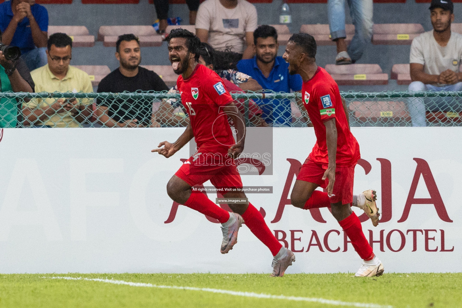 FIFA World Cup 2026 Qualifiers Round 1 home match vs Bangladesh held in the National Stadium, Male, Maldives, on Thursday 12th October 2023. Photos: Nausham Waheed / Images.mv