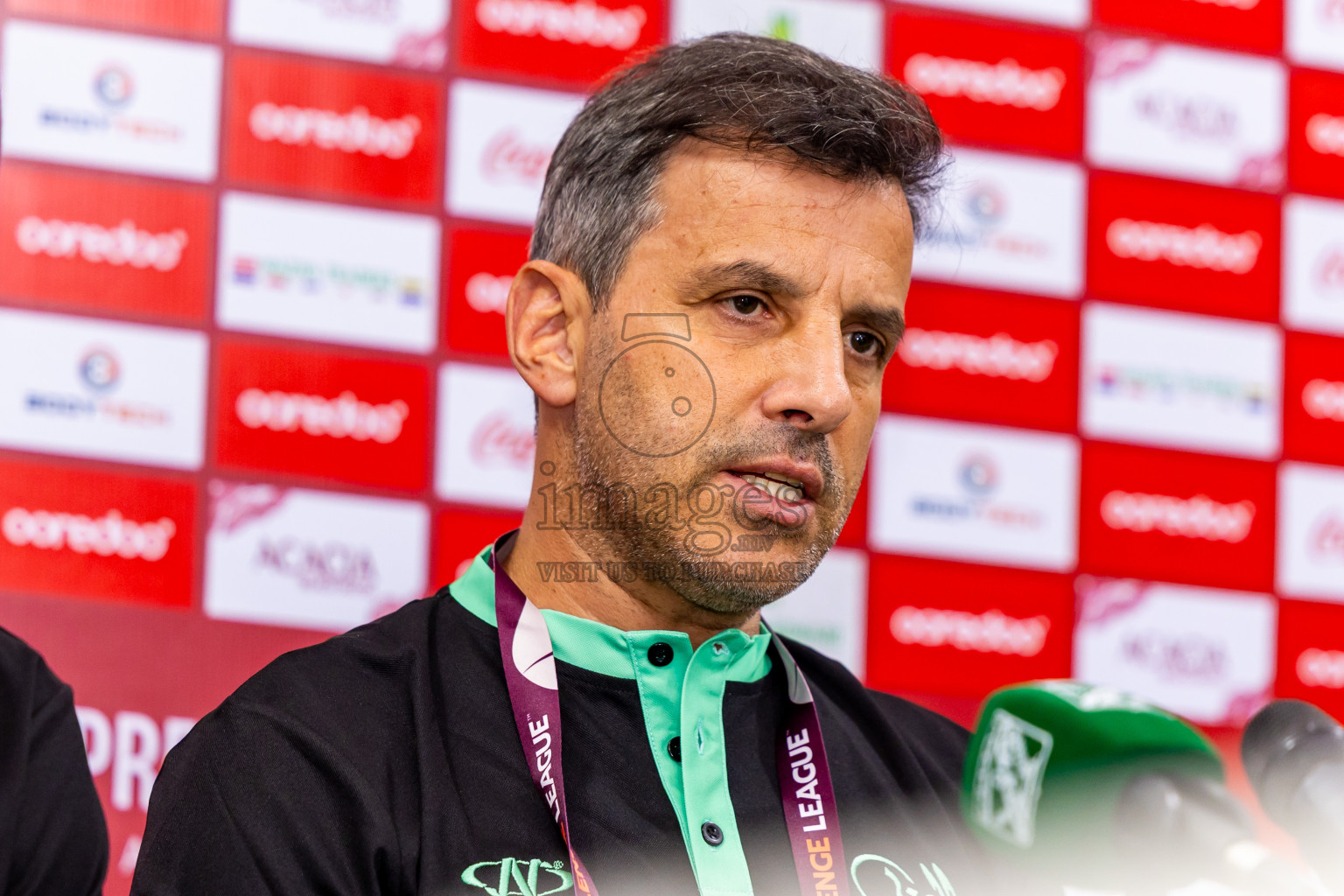 Final Pre-Match Press Conference of AFC Challenge League 2025/26 Preliminary Stage-Maziya Sports & RC vs Al Arabi SC was held at National Stadium in Male', Maldives on Monday, 11th August 2025. Photos: Nausham Waheed / images.mv