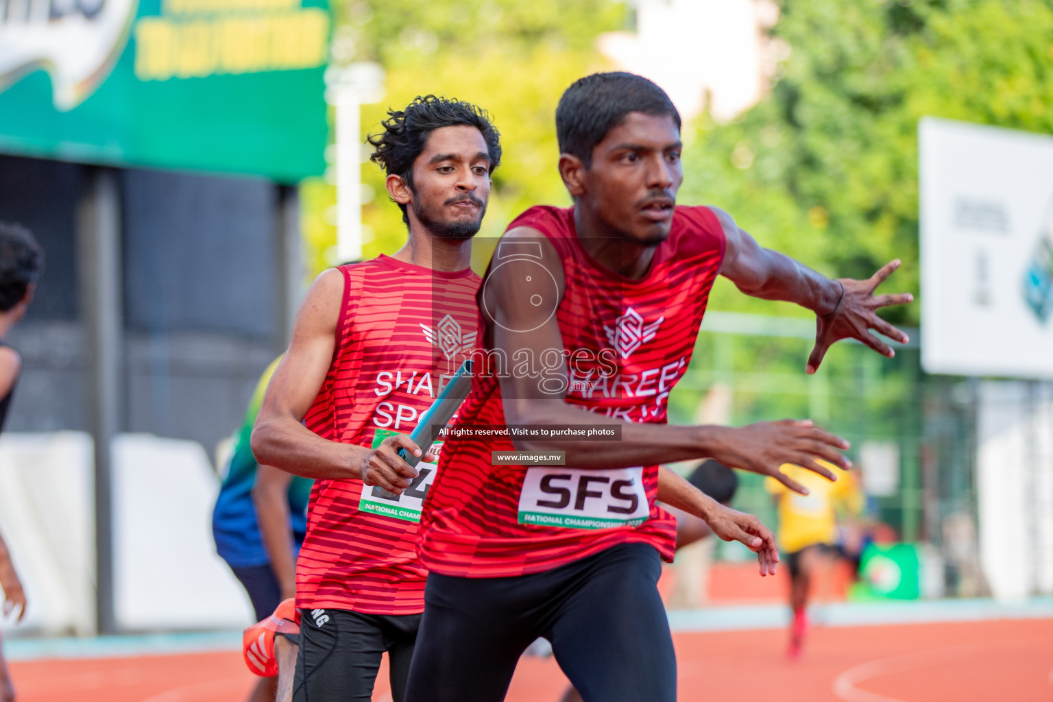 Day 3 of National Athletics Championship 2023 was held in Ekuveni Track at Male', Maldives on Saturday, 25th November 2023. Photos: Hassan Simah / images.mv