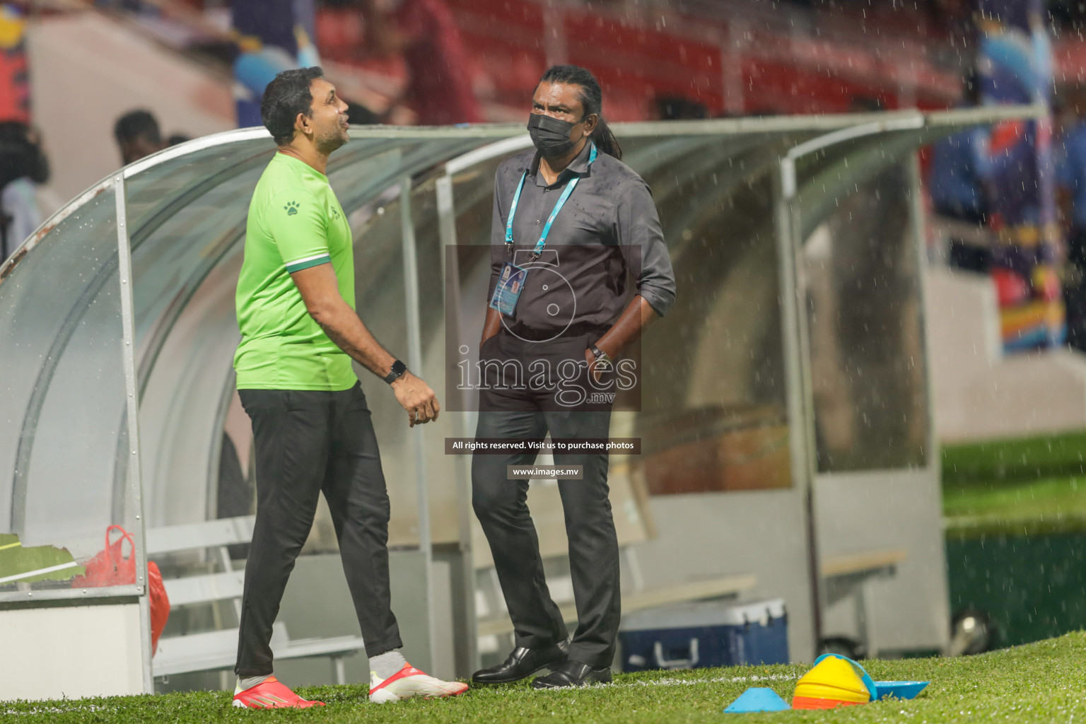 Maldives vs Nepal in SAFF Championship 2021 held on 1st October 2021 in Galolhu National Stadium, Male', Maldives