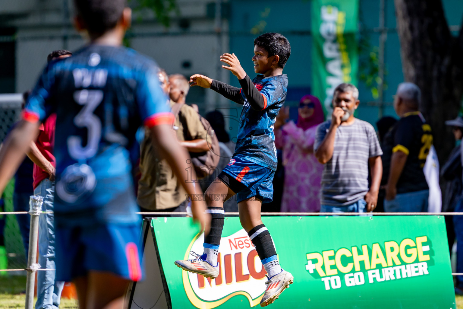 Day 2 of MILO Academy Championship 2025 (U-12) was held at Henveiru Stadium in Male', Maldives on Friday, 2nd May 2025. Photos: Nausham Waheed  / images.mv