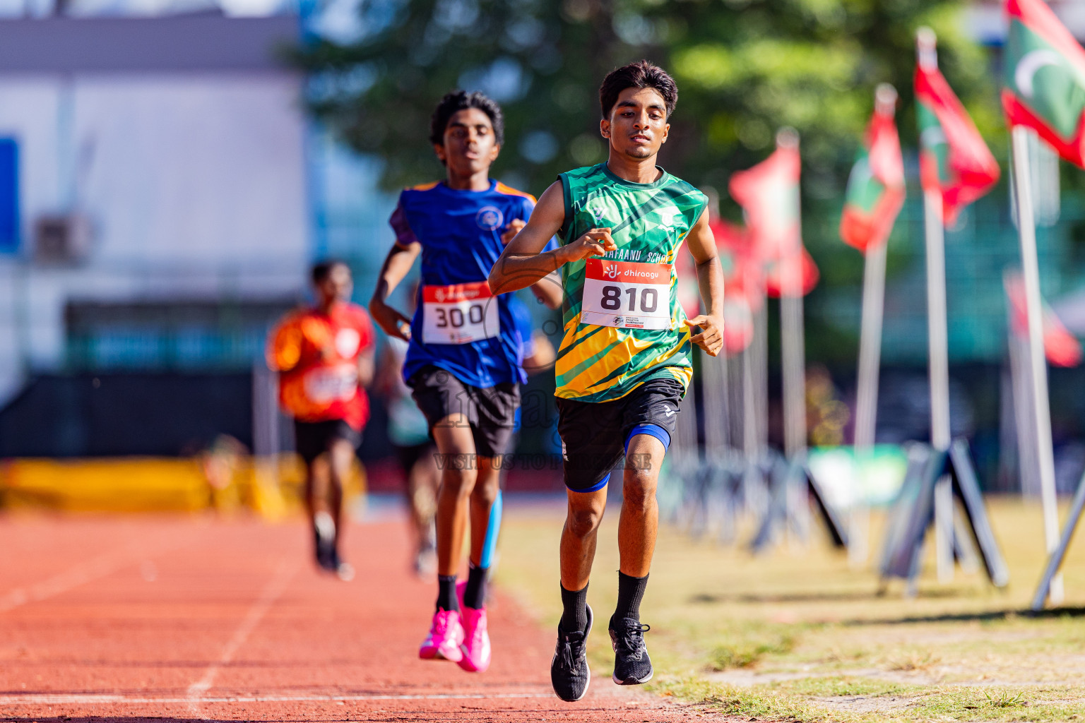 Day 2 of Inter-school Athletics Championship 2025 held in Ekuveni Synthetic Track, Male', Maldives on Tuesday, 07th October 2025. Photos by: Areef Adam / Images.mv