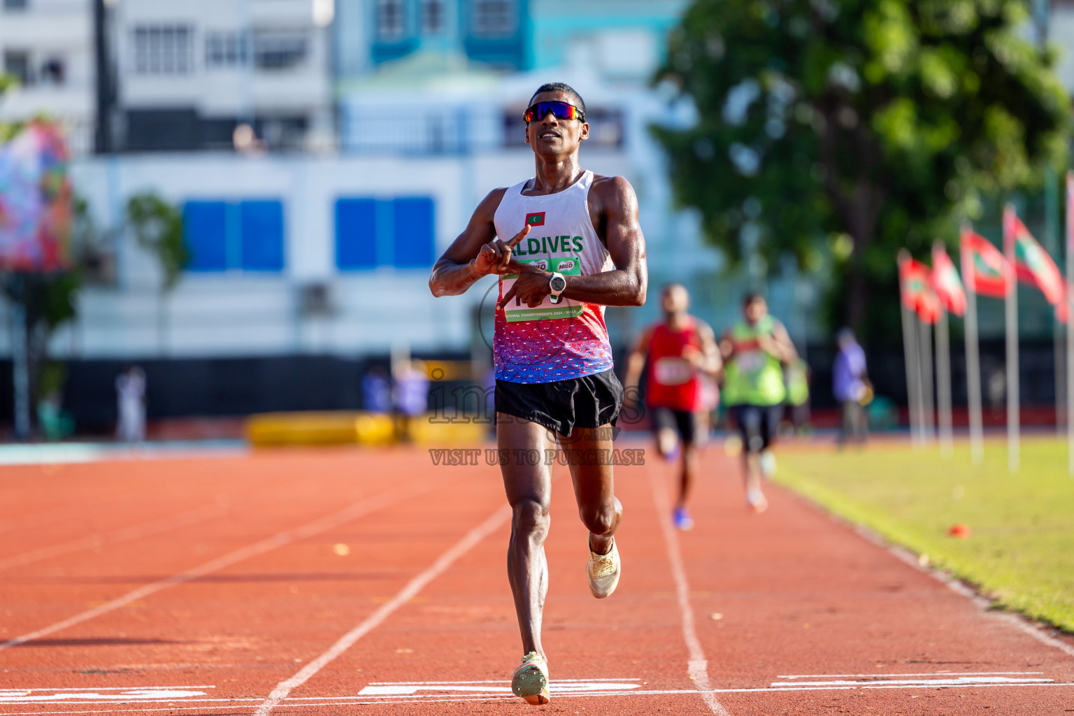 Day 1 of 33rd National Athletics Championship was held in Ekuveni Track at Male', Maldives on Thursday, 5th September 2024. Photos: Nausham Waheed / images.mv