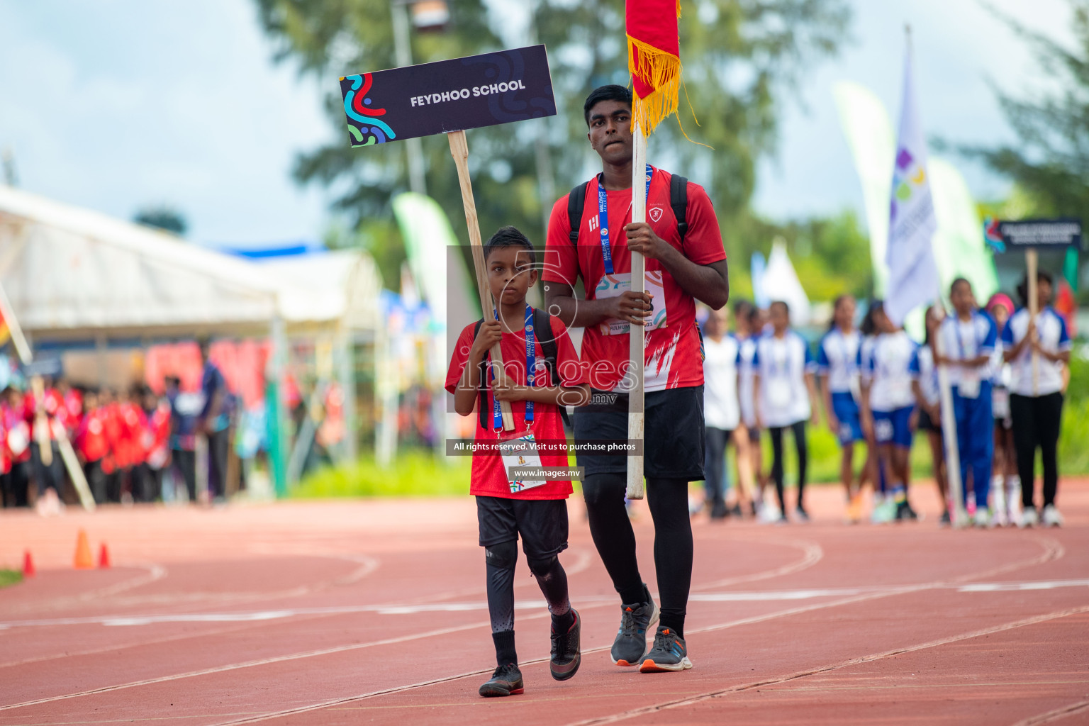 Day one of Inter School Athletics Championship 2023 was held at Hulhumale' Running Track at Hulhumale', Maldives on Saturday, 14th May 2023. Photos: Nausham Waheed / images.mv