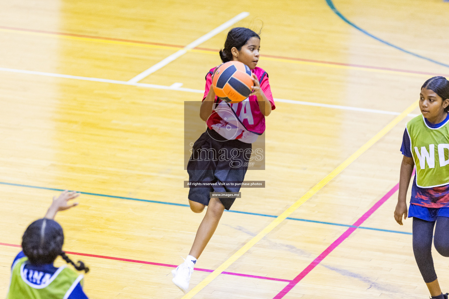 Day5 of 24th Interschool Netball Tournament 2023 was held in Social Center, Male', Maldives on 31st October 2023. Photos: Nausham Waheed / images.mv