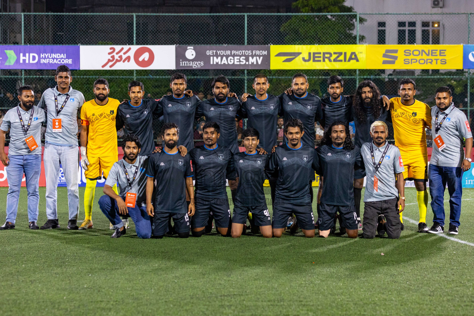 R Dhuvaafaru vs R Alifushi in Golden Futsal Challenge 2024 was held on Tuesday, 16th January 2024, in Hulhumale', Maldives
Photos: Ismail Thoriq / images.mv