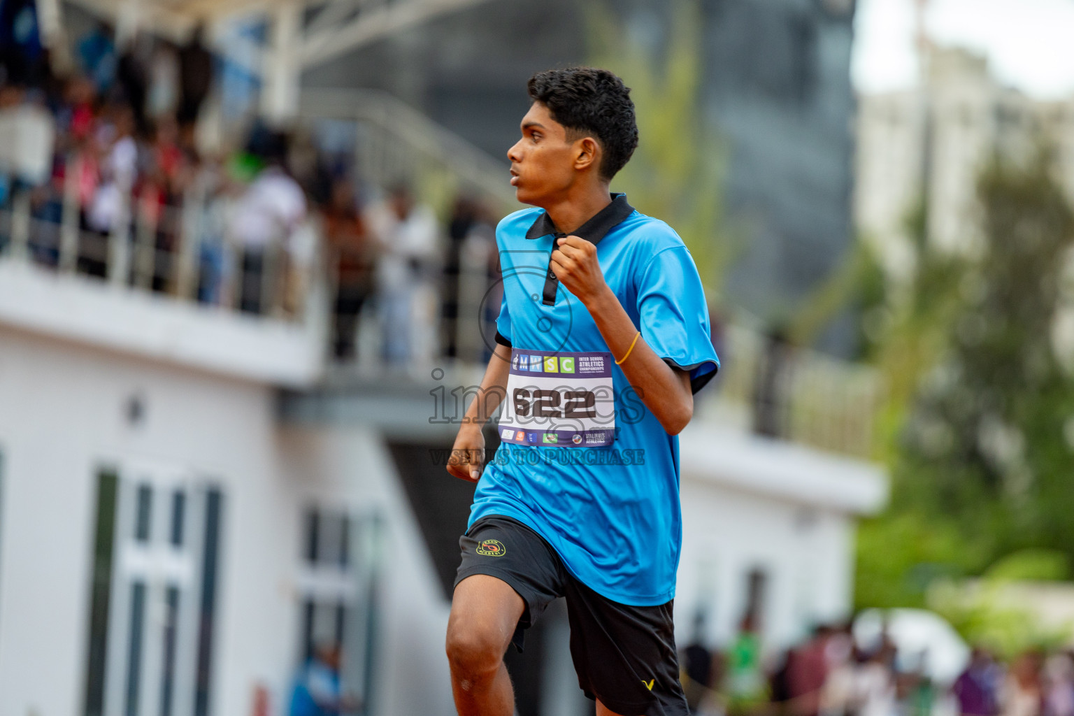 Day 2 of MWSC Interschool Athletics Championships 2024 held in Hulhumale Running Track, Hulhumale, Maldives on Sunday, 10th November 2024. 
Photos by: Hassan Simah / Images.mv