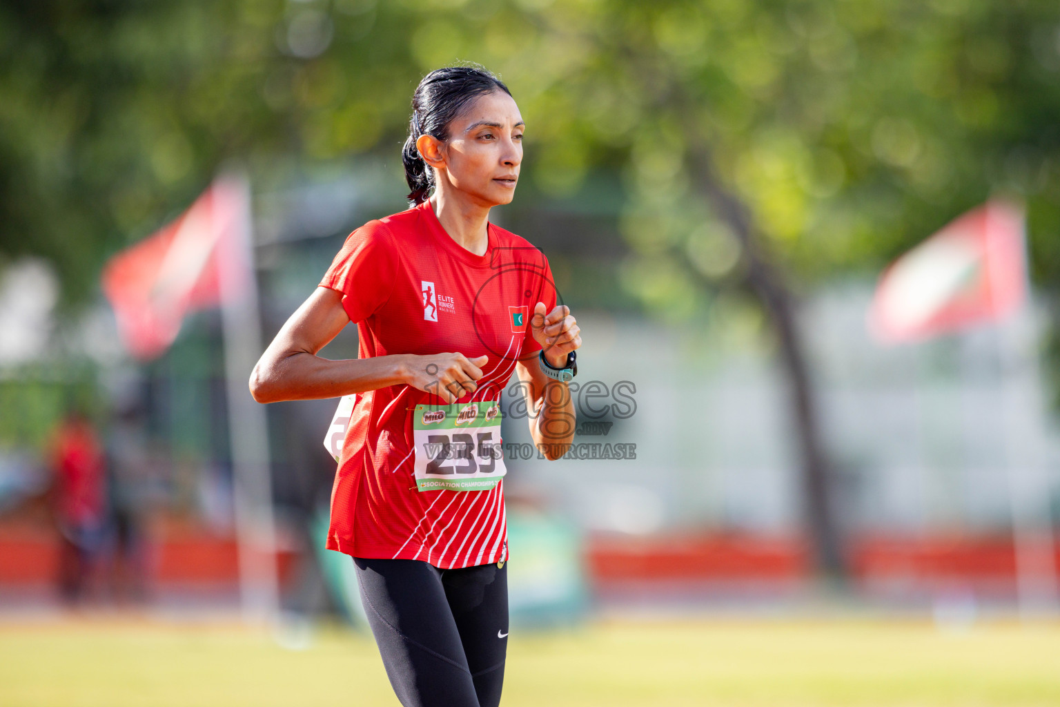 Day 2 of 12th Milo Association Championships was held in Ekuveni Track at Male', Maldives on Friday, 25th April 2025. 
Photos: Hassan Simah / images.mv