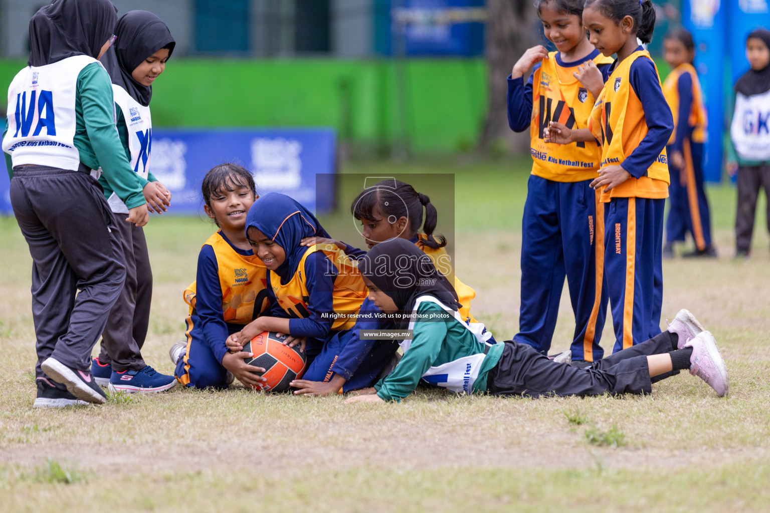 Day 2 of Nestle' Kids Netball Fiesta 2023 held in Henveyru Stadium, Male', Maldives on Thursday, 1st December 2023. Photos by Nausham Waheed / Images.mv