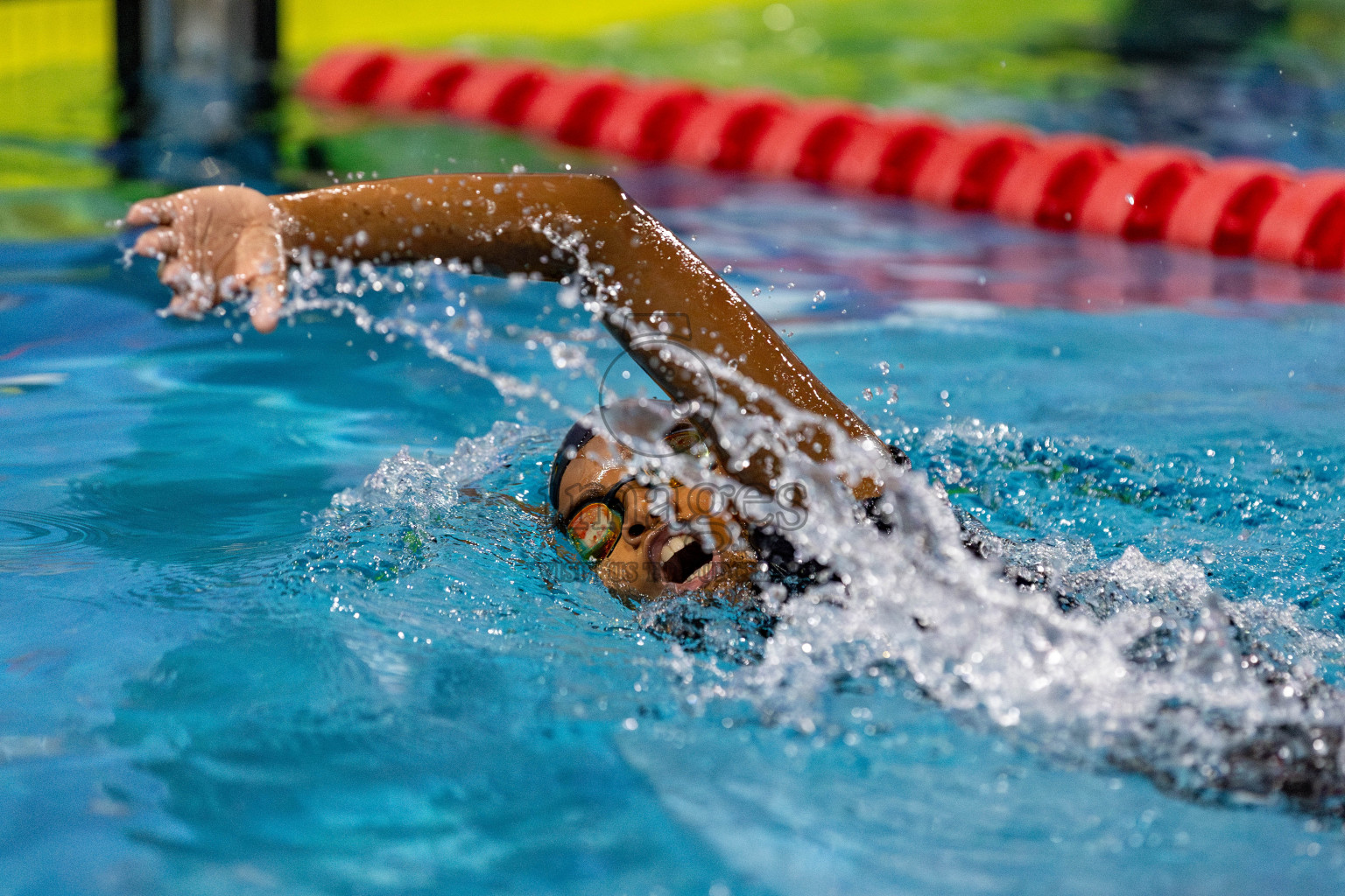 Day 2 of National Swimming Competition 2024 held in Hulhumale', Maldives on Saturday, 14th December 2024. Photos: Hassan Simah / images.mv