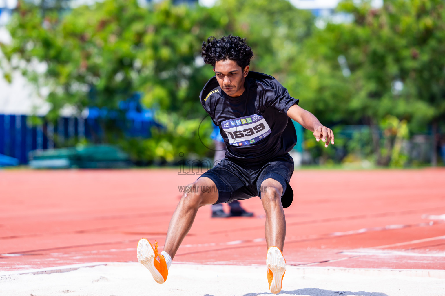 Day 3 of MWSC Interschool Athletics Championships 2024 held in Hulhumale Running Track, Hulhumale, Maldives on Monday, 11th November 2024. Photos by:  Nausham Waheed / Images.mv