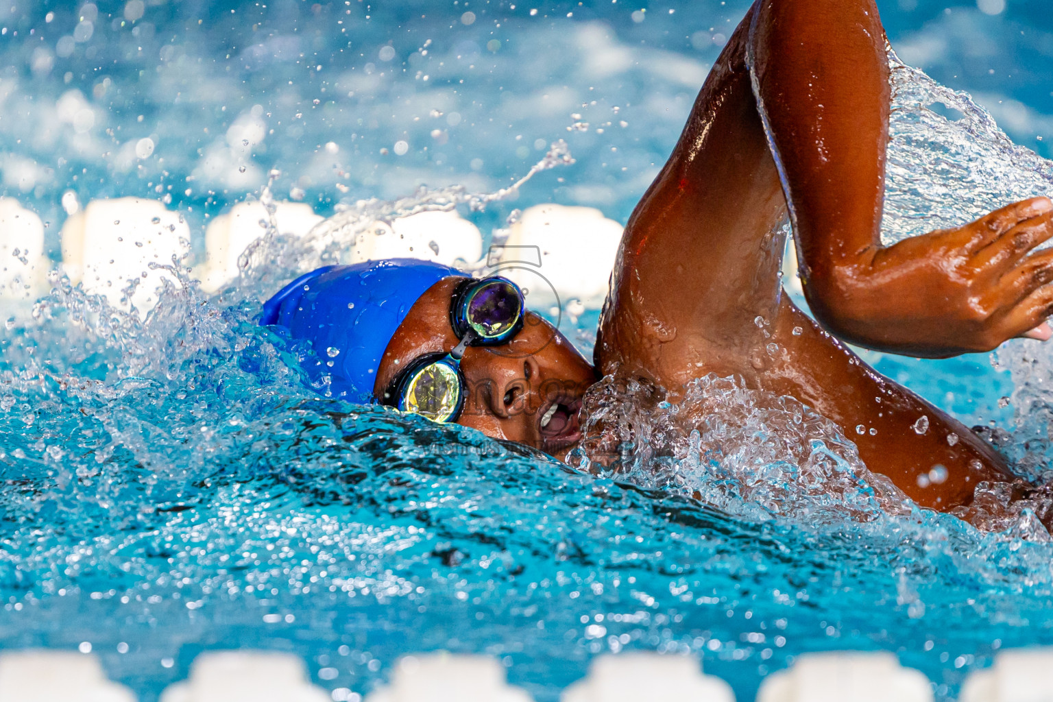 Day 1 of National Swimming Competition 2024 held in Hulhumale', Maldives on Friday, 13th December 2024. Photos: Nausham Waheed / images.mv