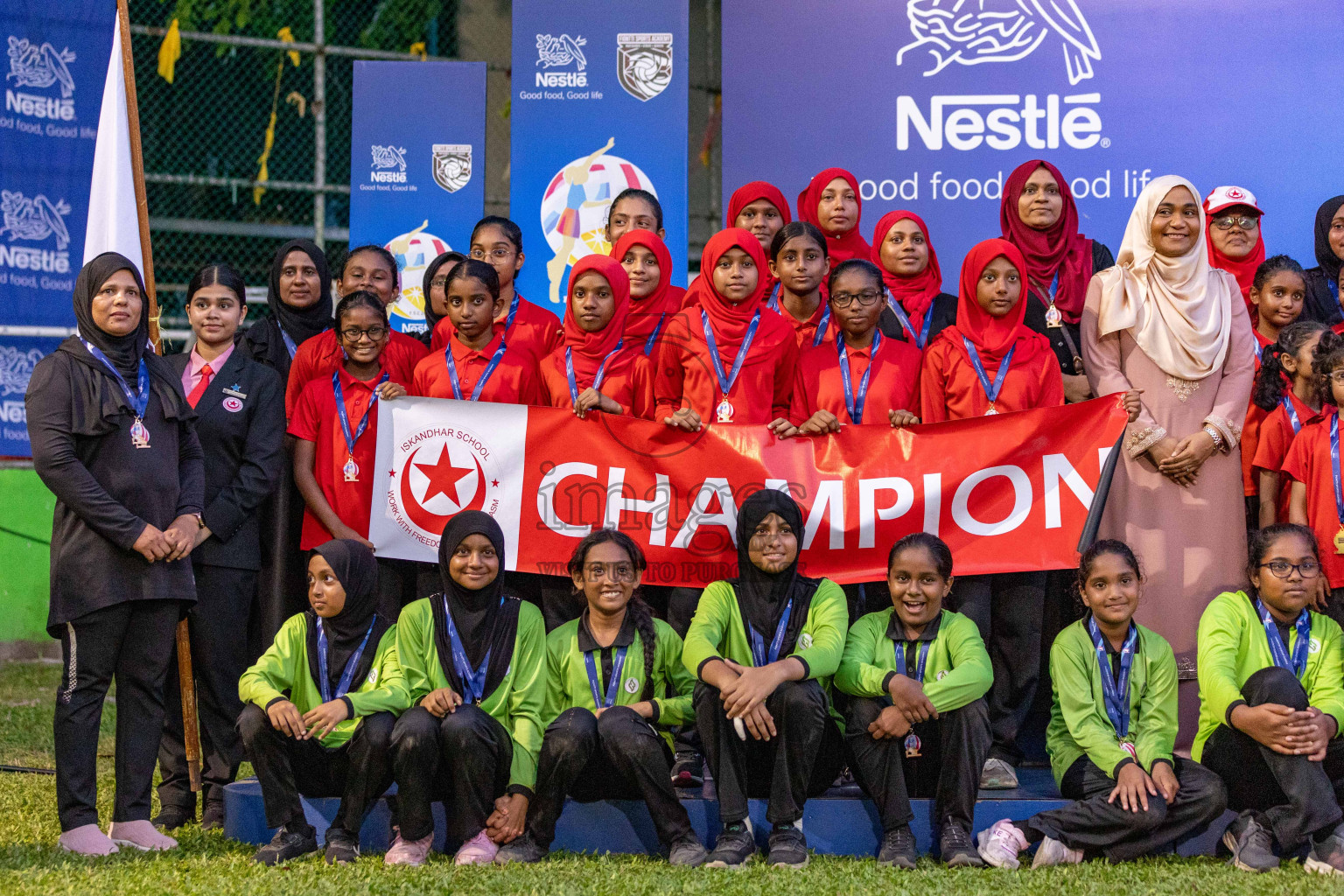 Day 3 of Nestle' Kids Netball Fest 2023 held in Henveyru Stadium, Male', Maldives on Saturday, 2nd December 2023.
Photos: Ismail Thoriq / images.mv