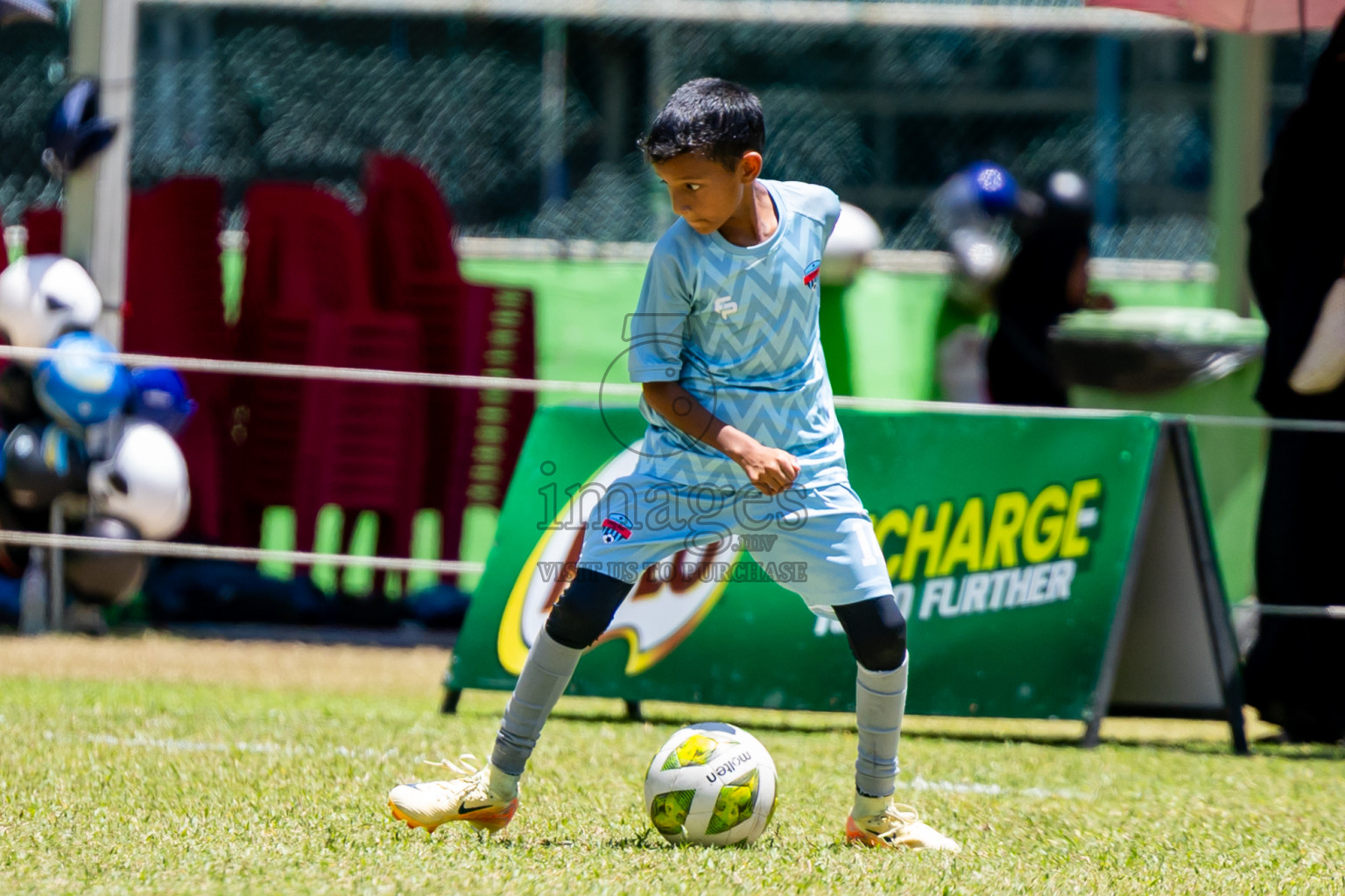 Day 3 of MILO Academy Championship 2025 (U-12) was held at Henveiru Stadium in Male', Maldives on Saturday, 3rd May 2025. Photos: Nausham Waheed / images.mv
