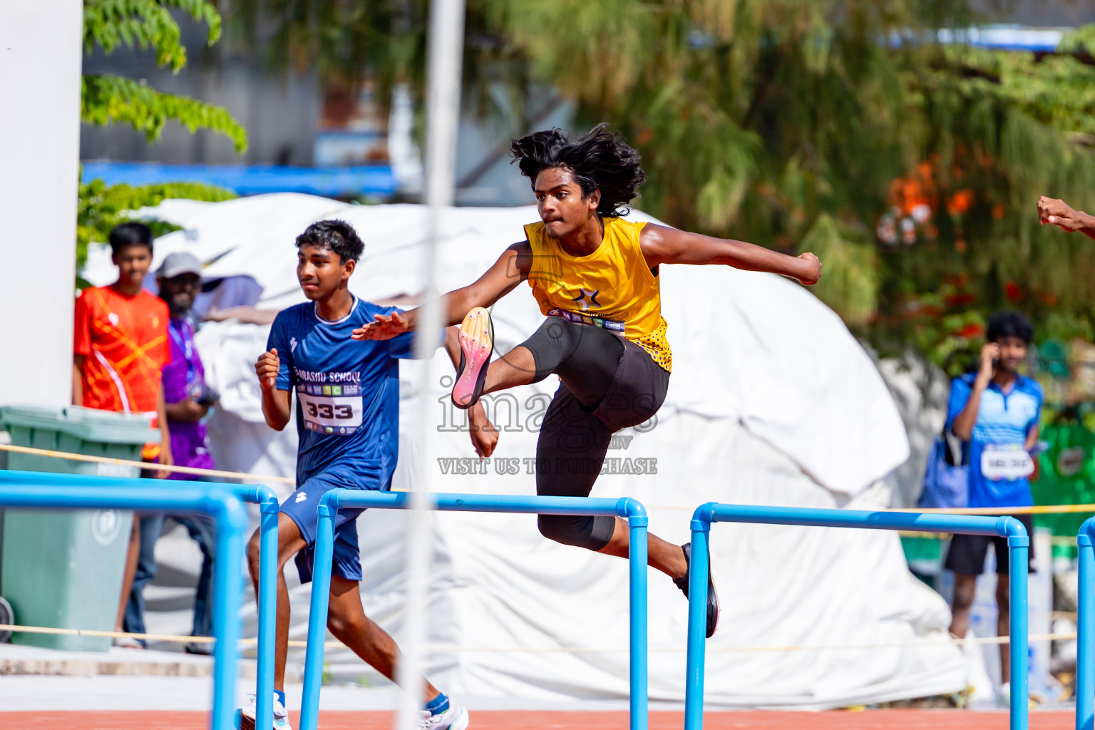 Day 4 of MWSC Interschool Athletics Championships 2024 held in Hulhumale Running Track, Hulhumale, Maldives on Tuesday, 12th November 2024. Photos by: Nausham Waheed / Images.mv