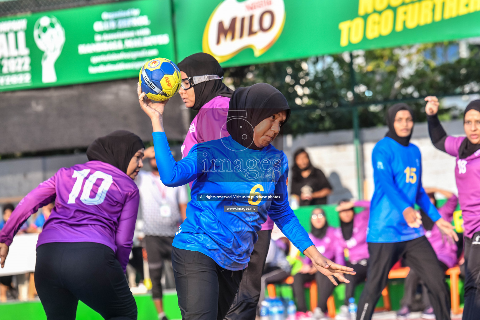 Day 5 of Milo 6th Inter Office Handball Tournament 2022 - Photos by Nausham Waheed