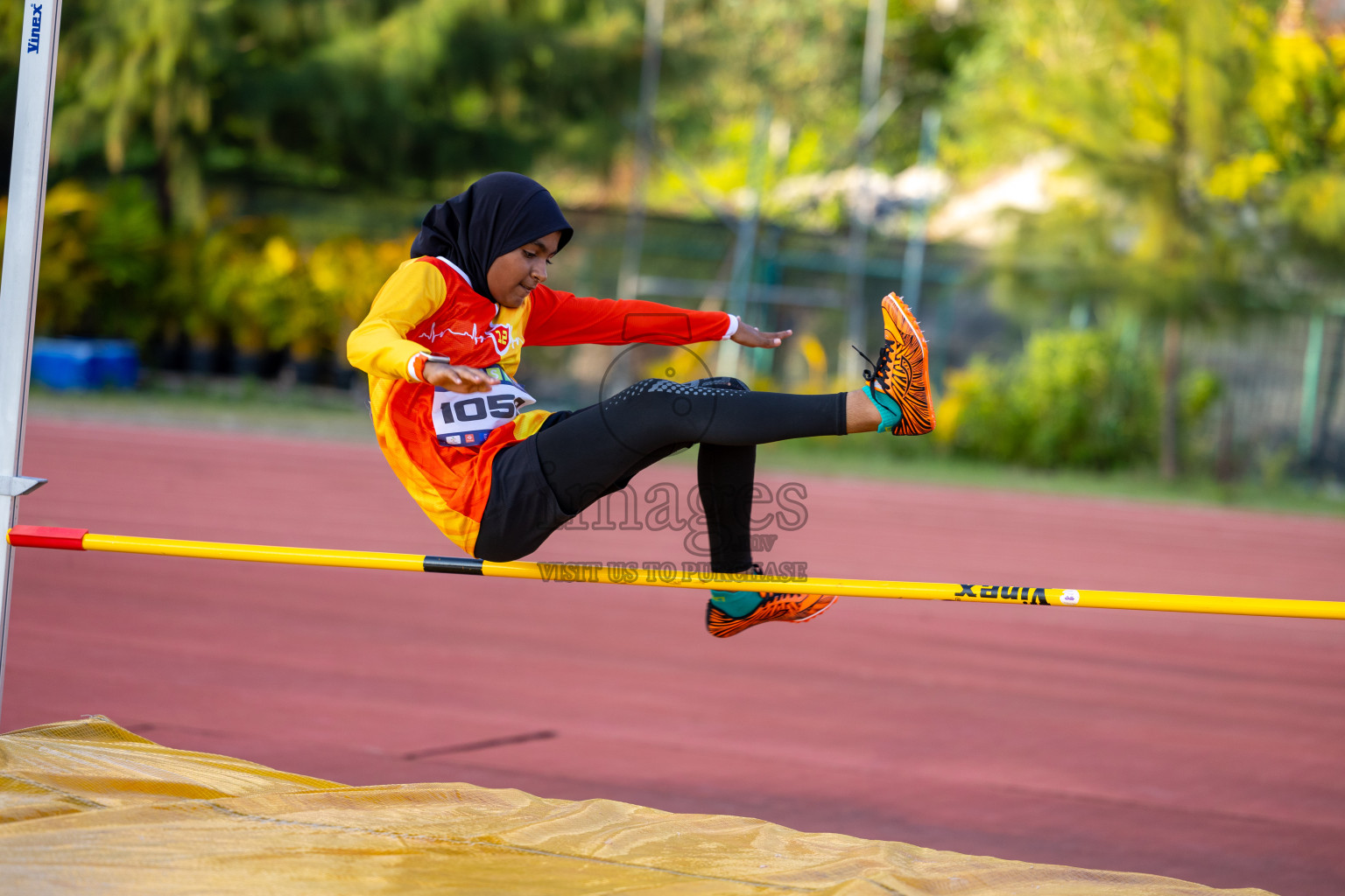 Day 4 of MWSC Interschool Athletics Championships 2024 held in Hulhumale Running Track, Hulhumale, Maldives on Tuesday, 12th November 2024. Photos by: Ismail Thoriq / Images.mv