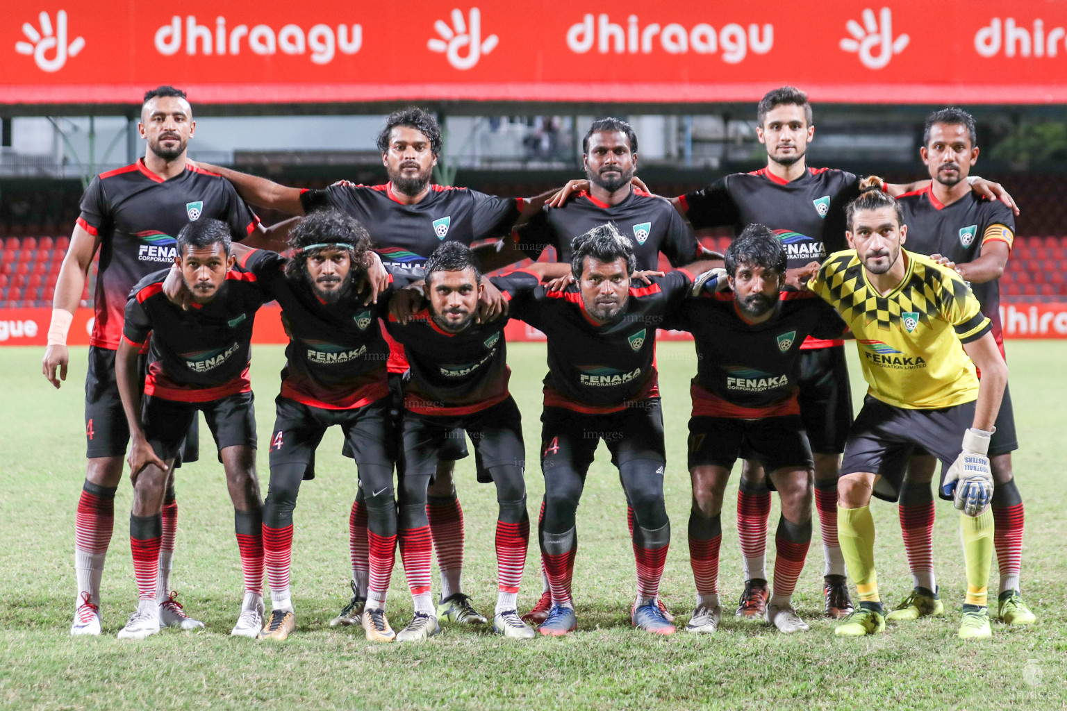 New Radiant SC vs Foakaidhoo in Dhiraagu Dhivehi Premier League 2018 in Male, Maldives, Monday October 22, 2018. (Images.mv Photo/Suadh Abdul Sattar)