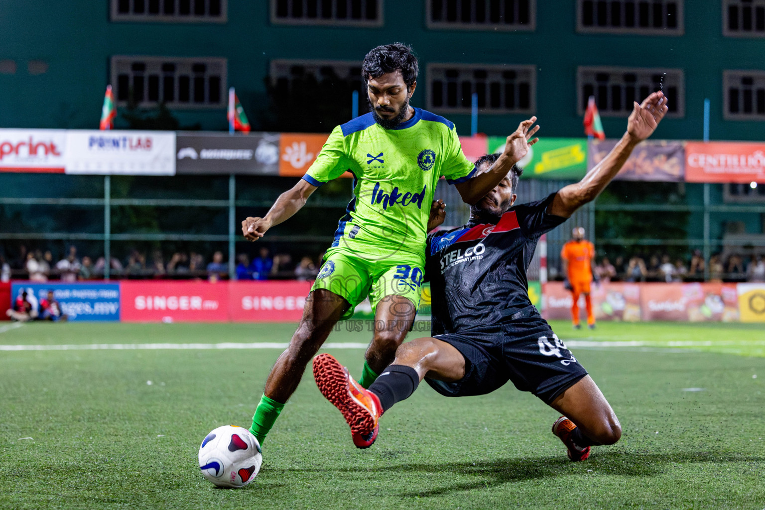 Stelco rc vs Club Immigration in Round of 16 of Club Maldives Cup 2024 held in Rehendi Futsal Ground, Hulhumale', Maldives on Monday, 7th October 2024. Photos: Nausham Waheed / images.mv