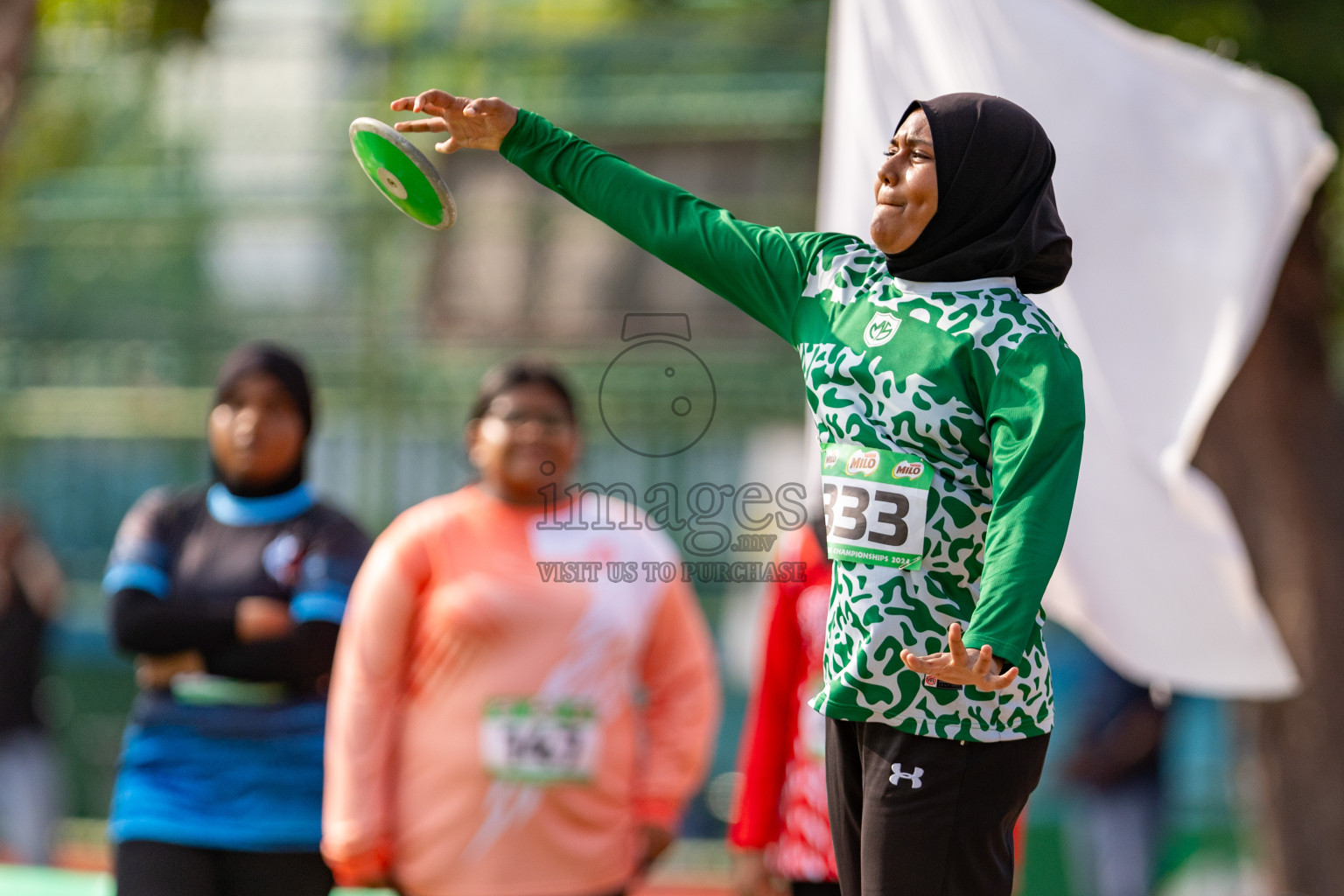 Day 2 of MILO Athletics Association Championship was held on Wednesday, 6th May 2024 in Male', Maldives. Photos: Nausham Waheed