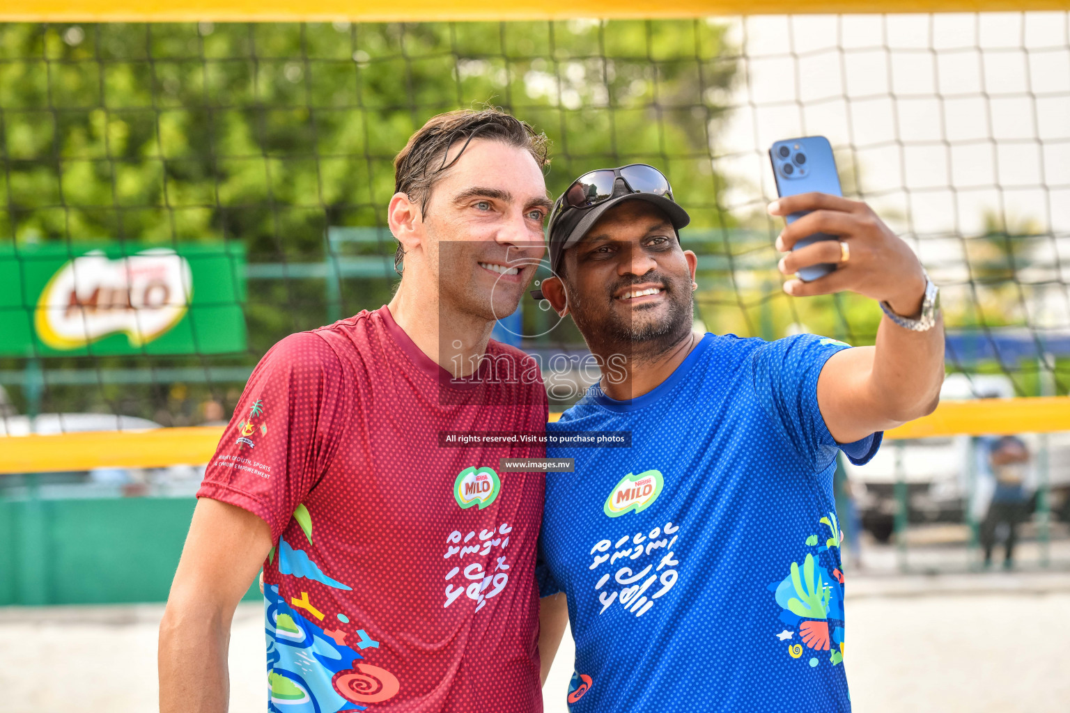 Vollyball players trainning session with Giba Photos by Nausham waheed