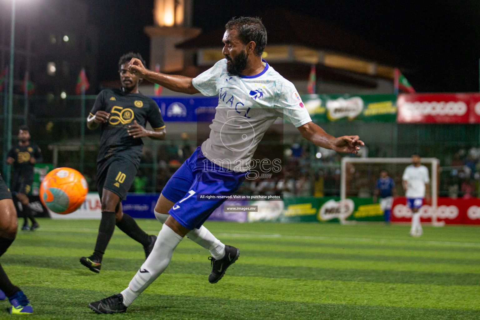 Prison Club vs MACL in the Quarter Finals of Club Maldives 2021 held at Hulhumale;, on 12th December 2021 Photos: Nasam / images.mv