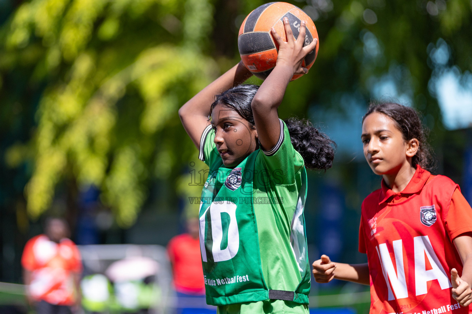 Day 3 of Nestle' Kids Netball Fiesta 2023 held in Henveyru Stadium, Male', Maldives on Saturday, 2nd December 2023. Photos by Nausham Waheed / Images.mv