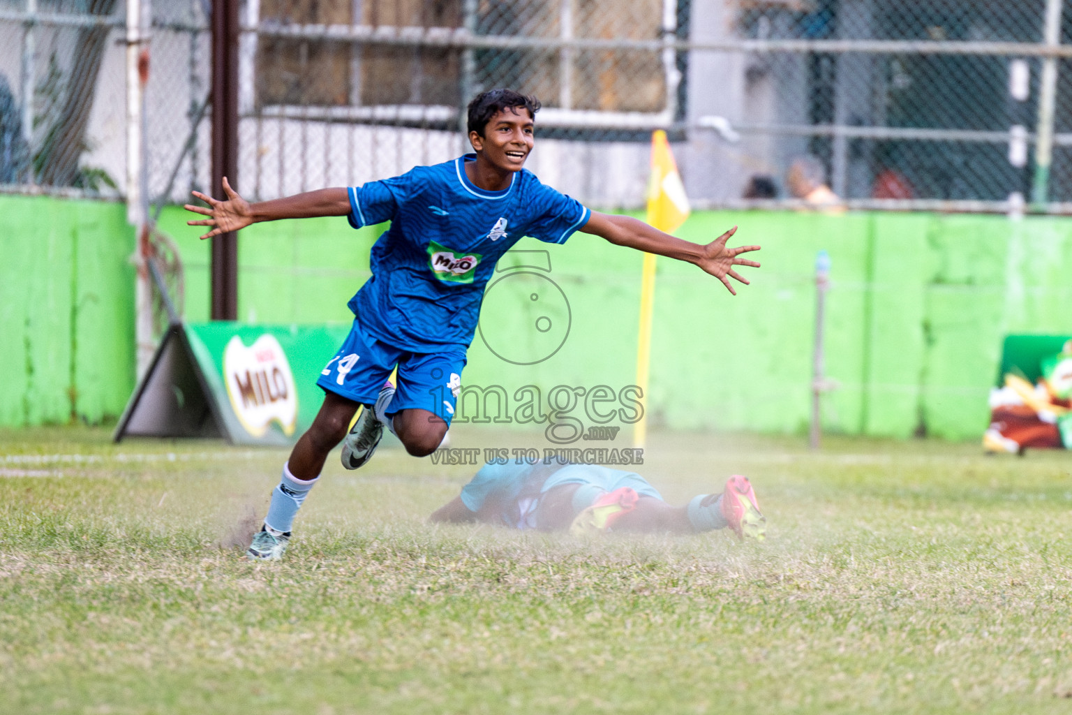 Day 2 of MILO Academy Championship 2024 held in Henveyru Stadium, Male', Maldives on Thursday, 1st November 2024. Photos:Hassan Simah / Images.mv