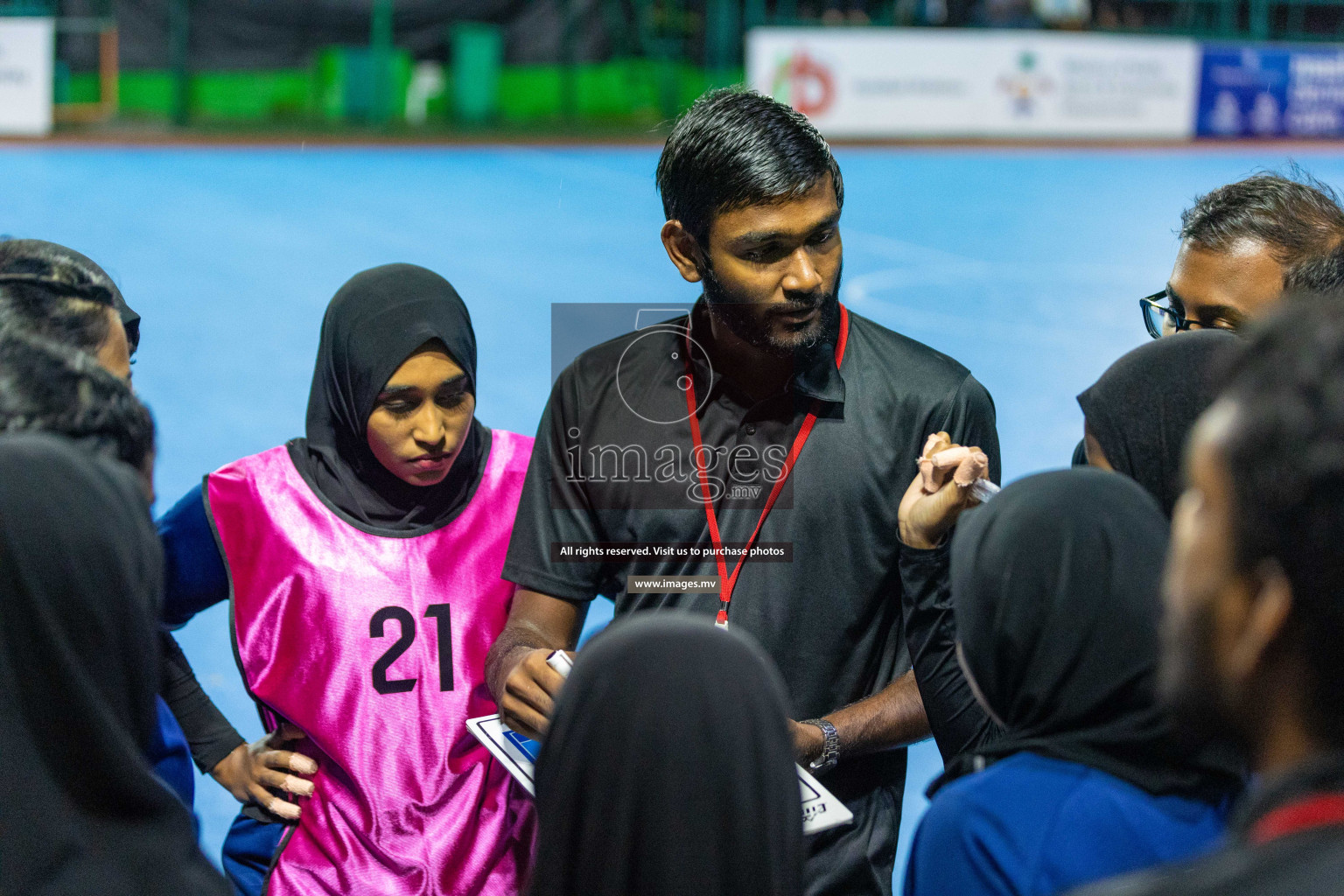 Quarter Final of 7th Inter-Office/Company Handball Tournament 2023, held in Handball ground, Male', Maldives on Friday, 20th October 2023 Photos: Nausham Waheed/ Images.mv