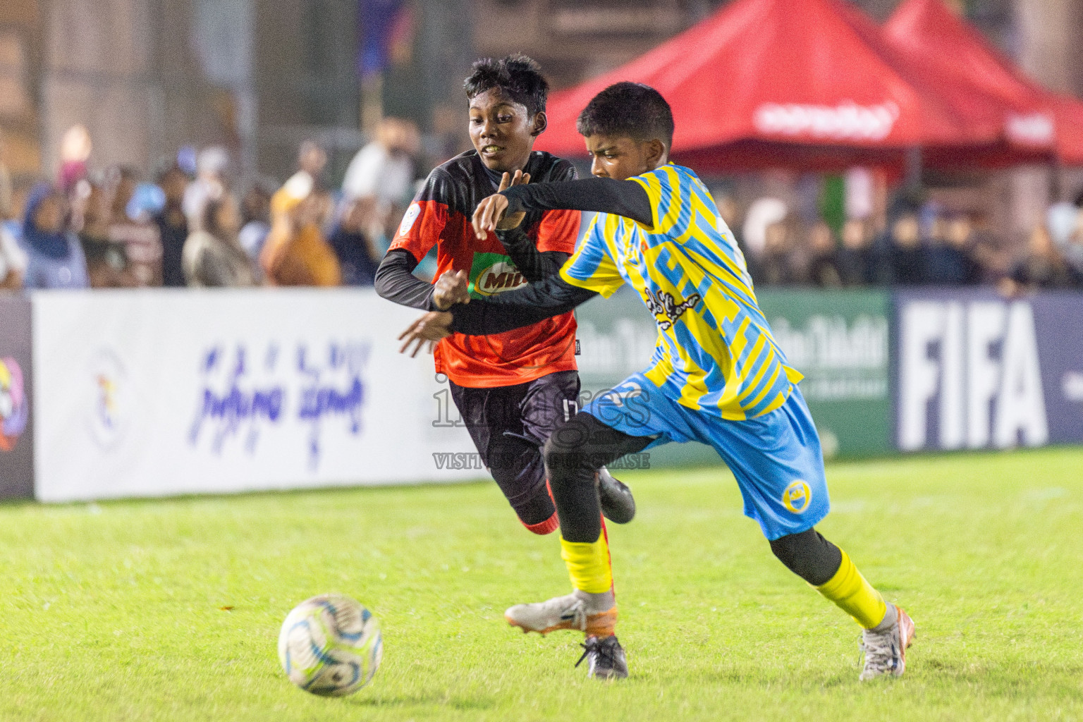 TC vs Valencia  (U12) in Day 5 of Dhivehi Youth League 2024 held at Henveiru Stadium on Friday 29th November 2024. Photos: Shuu Abdul Sattar/ Images.mv