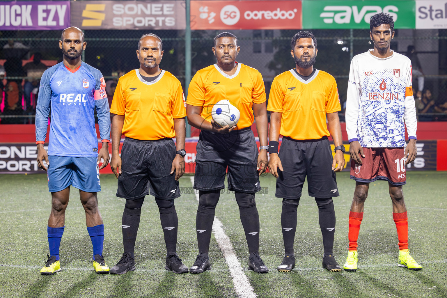 Th Dhiyamigili vs Th Vilufushi  in Day 6 of Golden Futsal Challenge 2025 on Friday, 6th January 2025, in Hulhumale', Maldives
Photos: Ismail Thoriq / images.mv