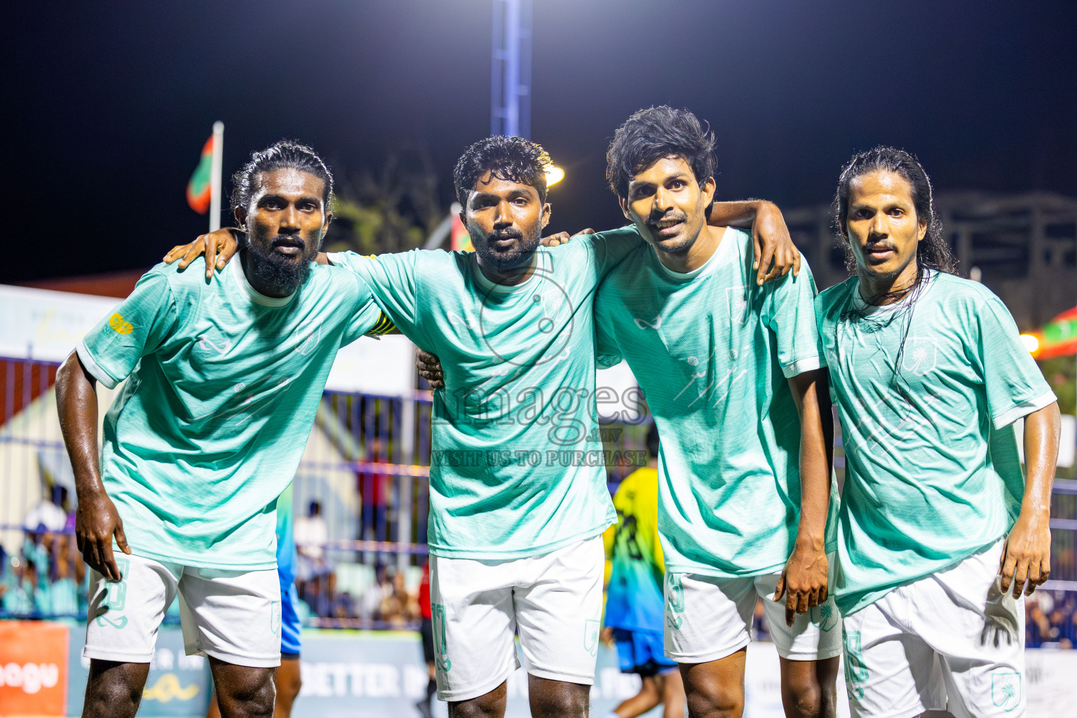 Dhonfan vs Kihaadhoo in Day 6 of Better in Baa Futsal Fiesta 2025 Men's division held in B. Eydhafushi, Maldives on Monday, 10th November 2025. Photos: Nausham Waheed / images.mv