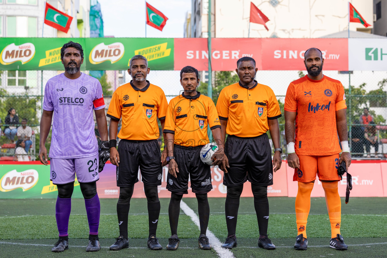 STELCO RC vs Club Immigration in Club Maldives Cup 2024 held in Rehendi Futsal Ground, Hulhumale', Maldives on Saturday, 28th September 2024.
Photos: Ismail Thoriq / images.mv