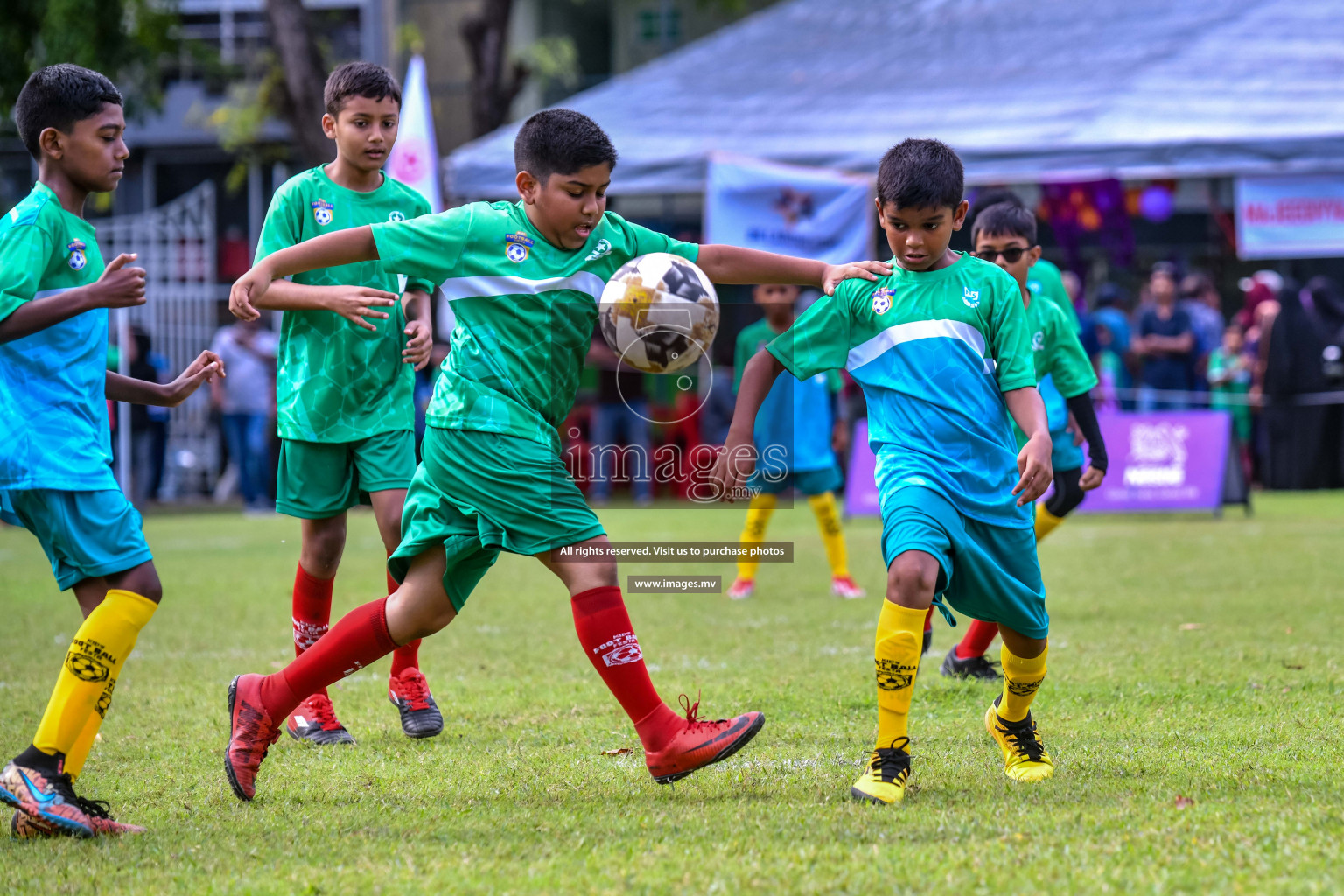 Day 1 of Milo Kids Football Fiesta 2022 was held in Male', Maldives on 19th October 2022. Photos: Nausham Waheed/ images.mv