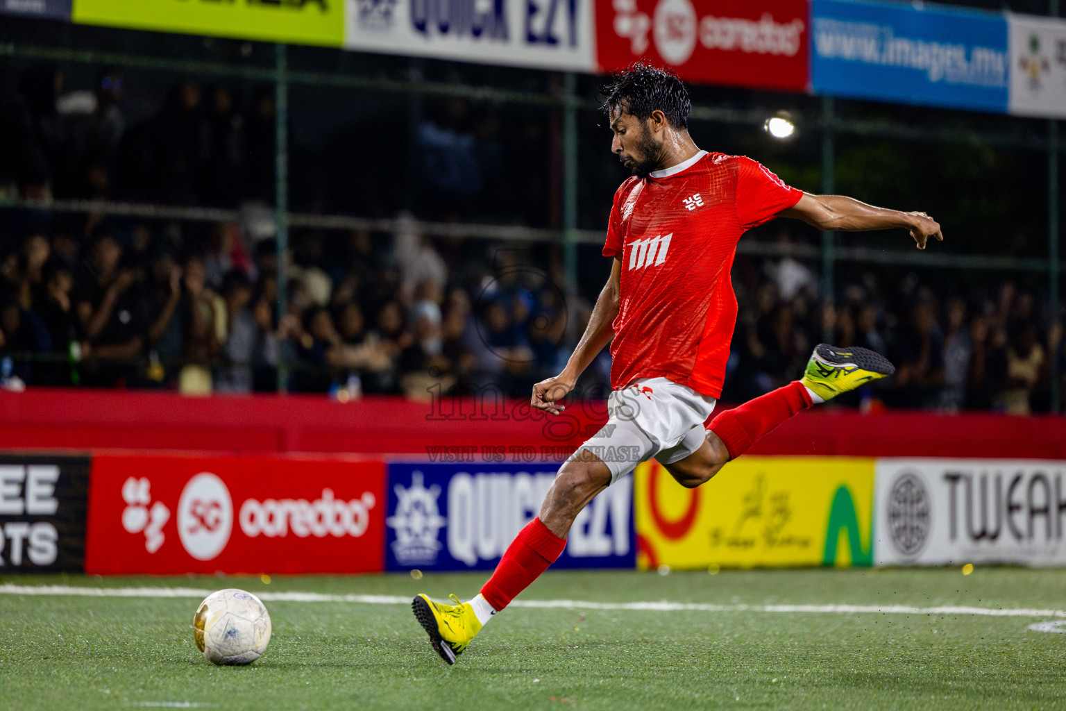 K Maafushi vs K Kaashidhoo in Kaafu Atoll Finals Day 27 of Golden Futsal Challenge 2025 was held on Friday , 31st January 2025, in Hulhumale', Maldives. Photos: Nausham Waheed / images.mv
