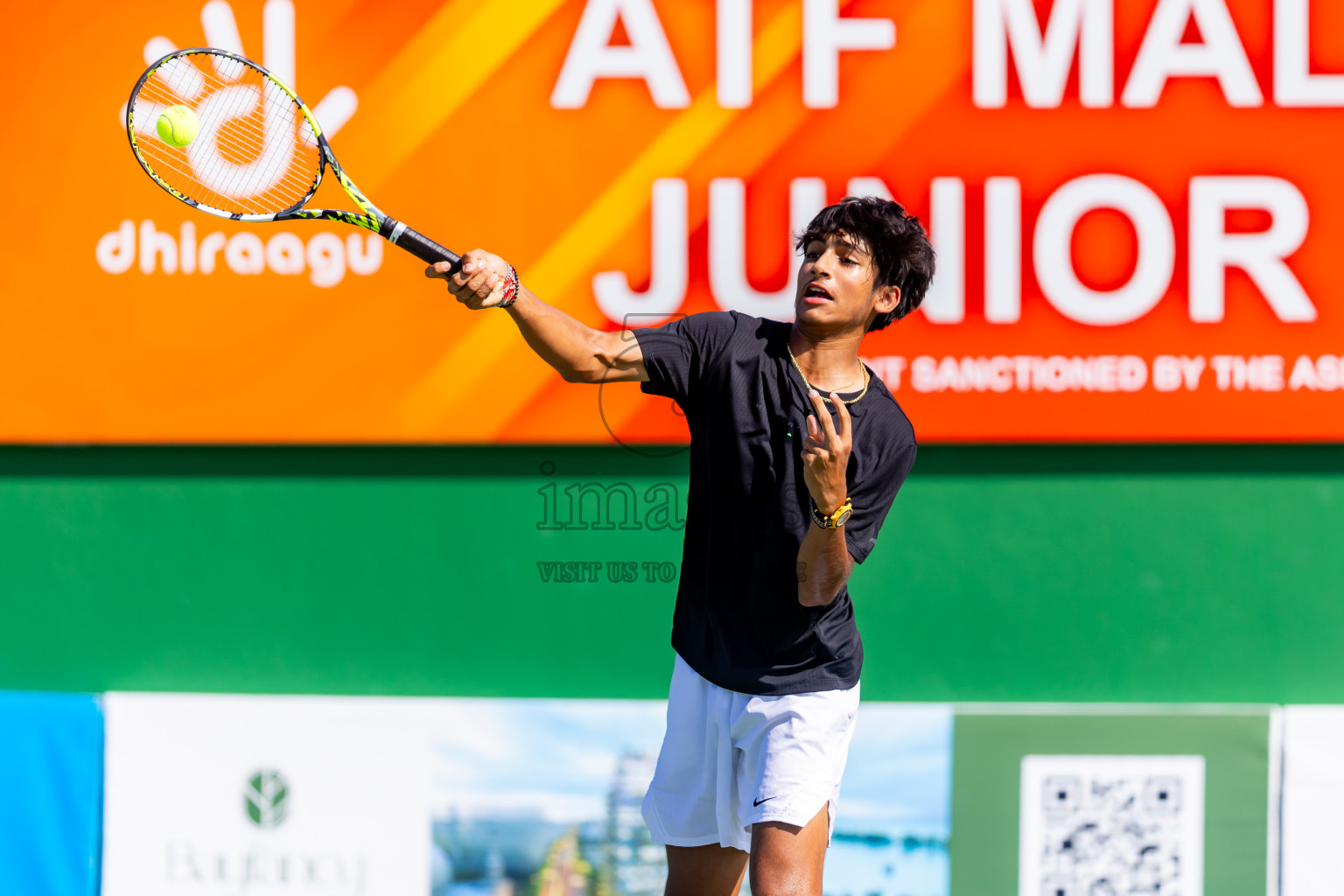 Day 2 of ATF Maldives Junior Open Tennis was held in Male' Tennis Court, Male', Maldives on Tuesday, 10th December 2024. Photos: Nausham Waheed / images.mv