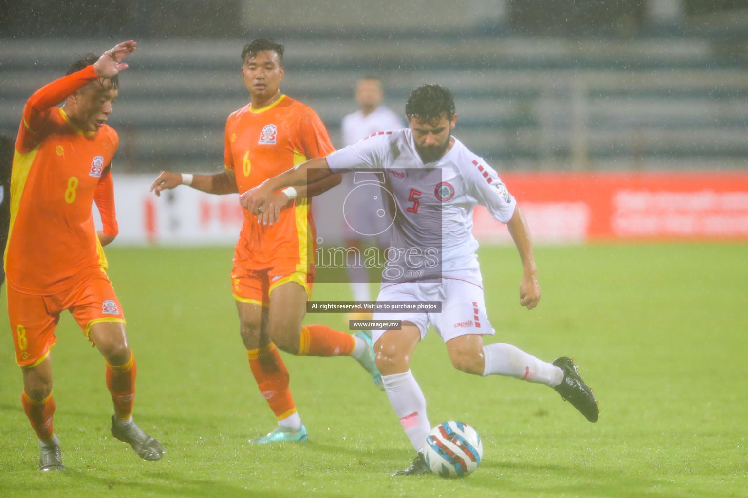 Bhutan vs Lebanon in SAFF Championship 2023 held in Sree Kanteerava Stadium, Bengaluru, India, on Sunday, 25th June 2023. Photos: Hassan Simah / images.mv