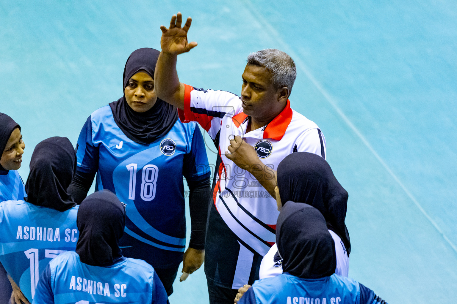 Day 3 of Women's Division of Milo VAM Cup 2024 held in Male', Maldives on Wednesday, 10th July 2024 at Social Center Indoor Hall Photos By: Nausham Waheed / images.mv