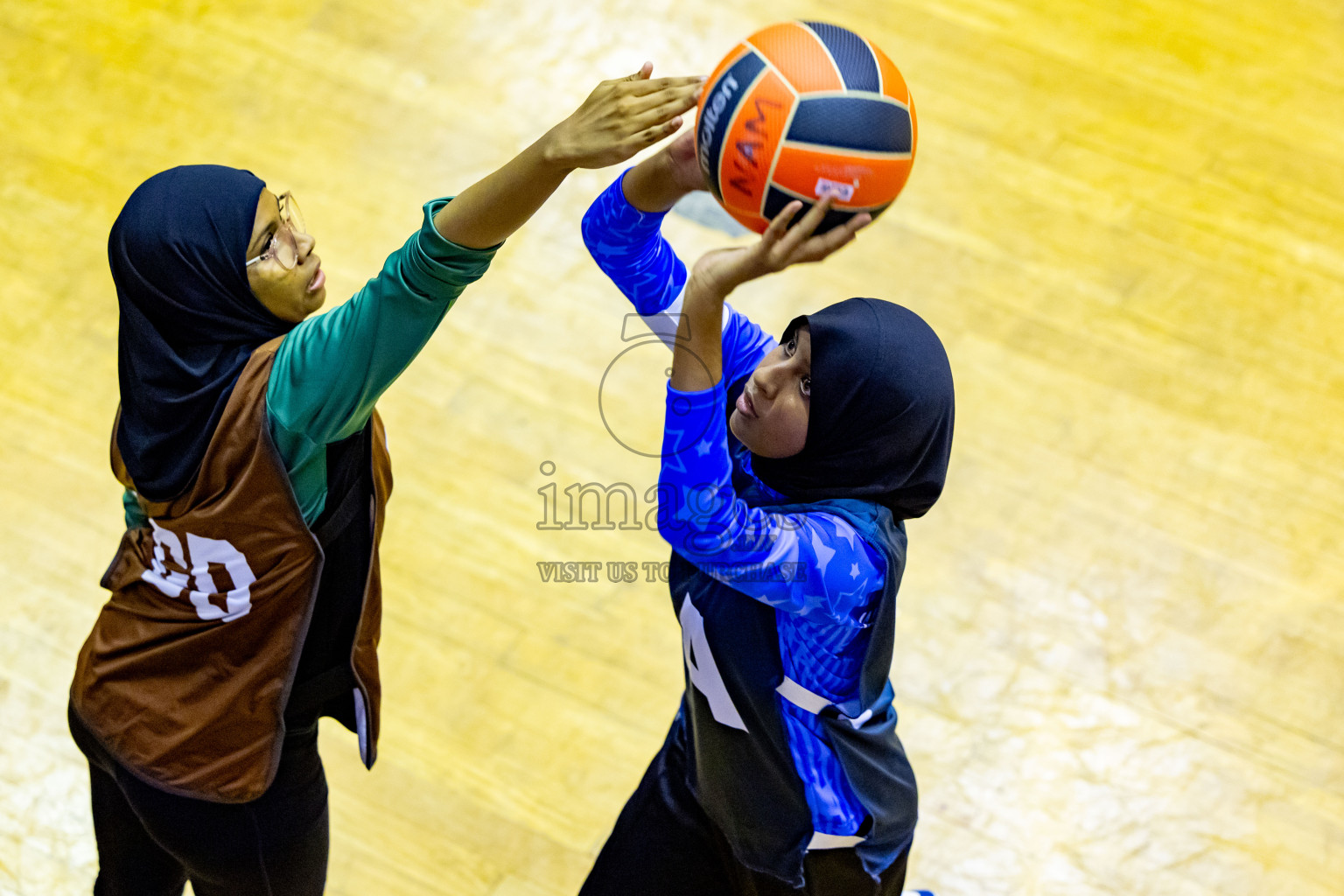 Day 4 of 25th Inter-School Netball Tournament was held in Social Center at Male', Maldives on Monday, 12th August 2024. Photos: Nausham Waheed / images.mv