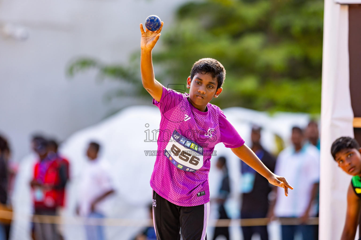 Day 4 of MWSC Interschool Athletics Championships 2024 held in Hulhumale Running Track, Hulhumale, Maldives on Tuesday, 12th November 2024. Photos by: Nausham Waheed / Images.mv