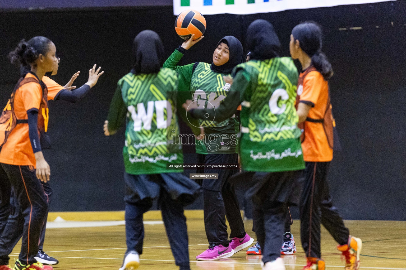 Day3 of 24th Interschool Netball Tournament 2023 was held in Social Center, Male', Maldives on 29th October 2023. Photos: Nausham Waheed, Mohamed Mahfooz Moosa / images.mv