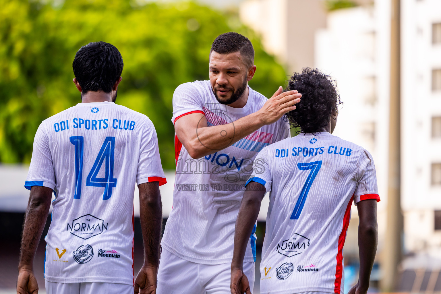 Odi Sports Club vs Mahibadhoo Sports Club in the FAM League Cup 2025 held at National Football Stadium, Male', Maldives on Friday, 9th May 2025. Photos By: Nausham Waheed / images.mv