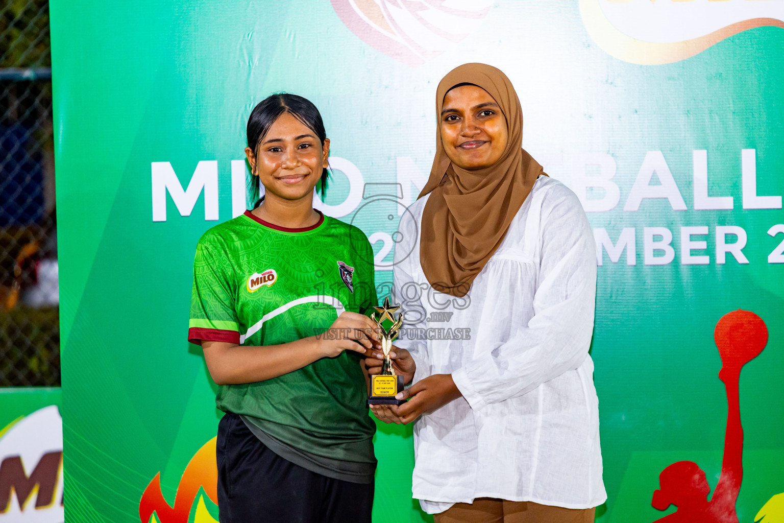 Day 2 of MILO Netball Fest 2025 was held in Cental Park, Hulhumale', Maldives on Friday, 21st November 2025. Photos: Nausham Waheed / images.mv