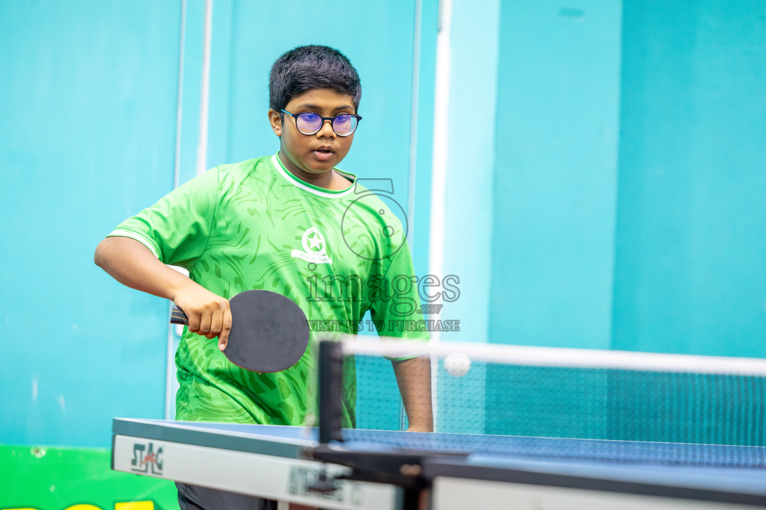Day 2 of Interschool Table Tennis Tournament 2025 held at Male' TT Hall, Male', Maldives on Thursday, 15th May 2025. Photos By: Ismail Thoriq / images.mv