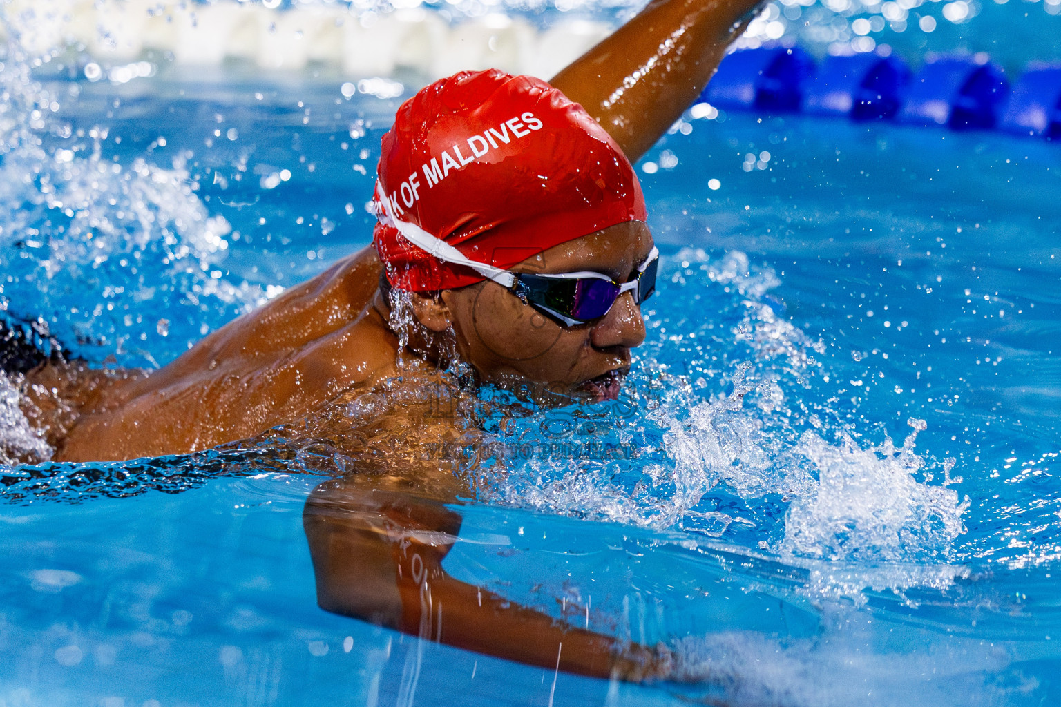 Day 2 of 20th Inter-school Swimming Competition 2024 held in Hulhumale', Maldives on Sunday, 13th October 2024. Photos: Nausham Waheed / images.mv