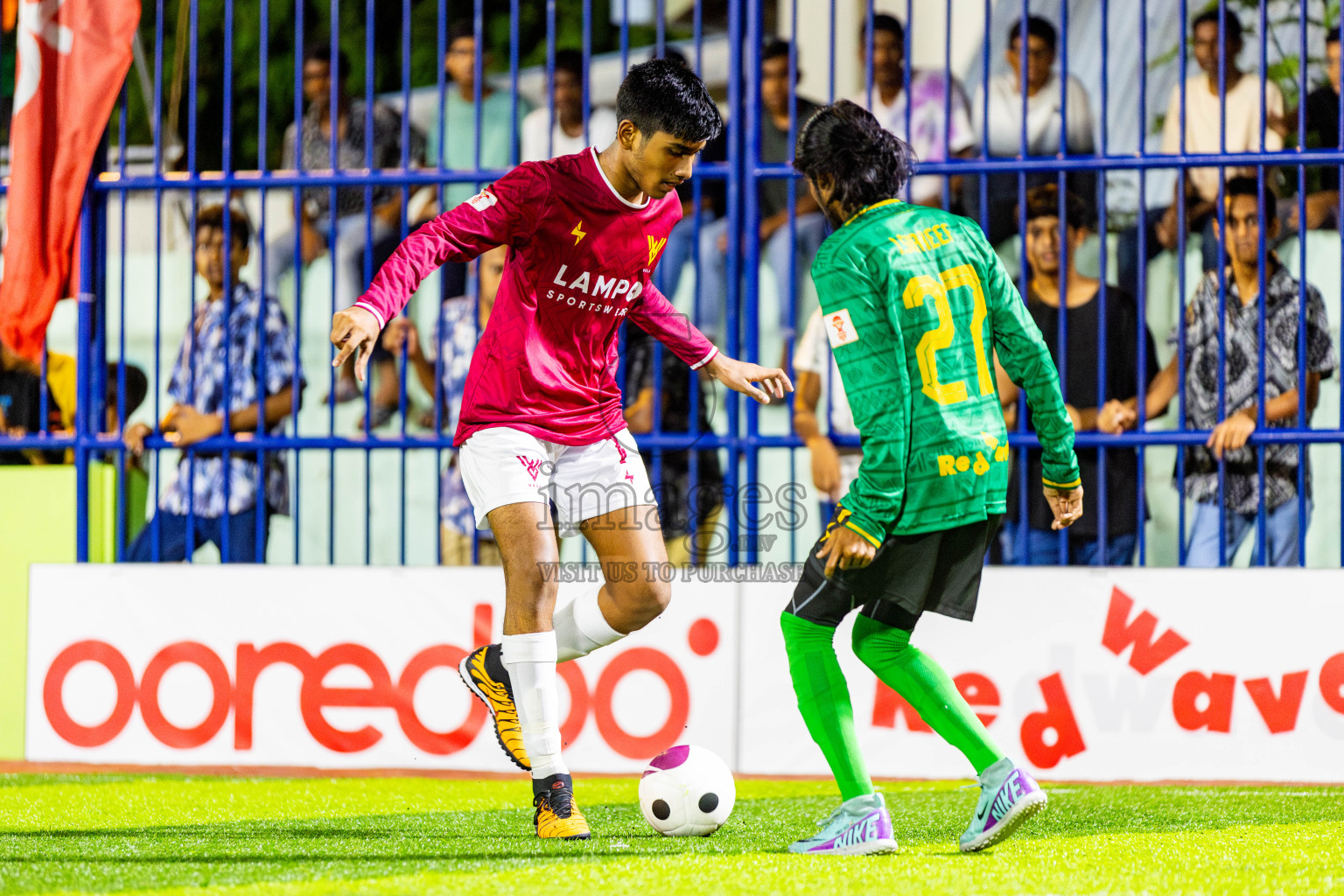 Muring FC vs V Vela in Day 1 of Eydhafushi Futsal Cup 2024 was held on Monday , 8th April 2024, in B Eydhafushi, Maldives Photos: Nausham Waheed / images.mv