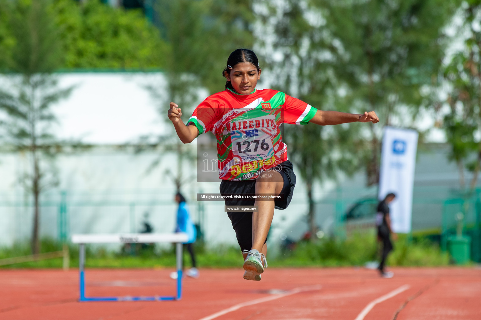 Day two of Inter School Athletics Championship 2023 was held at Hulhumale' Running Track at Hulhumale', Maldives on Sunday, 15th May 2023. Photos: Nausham Waheed / images.mv