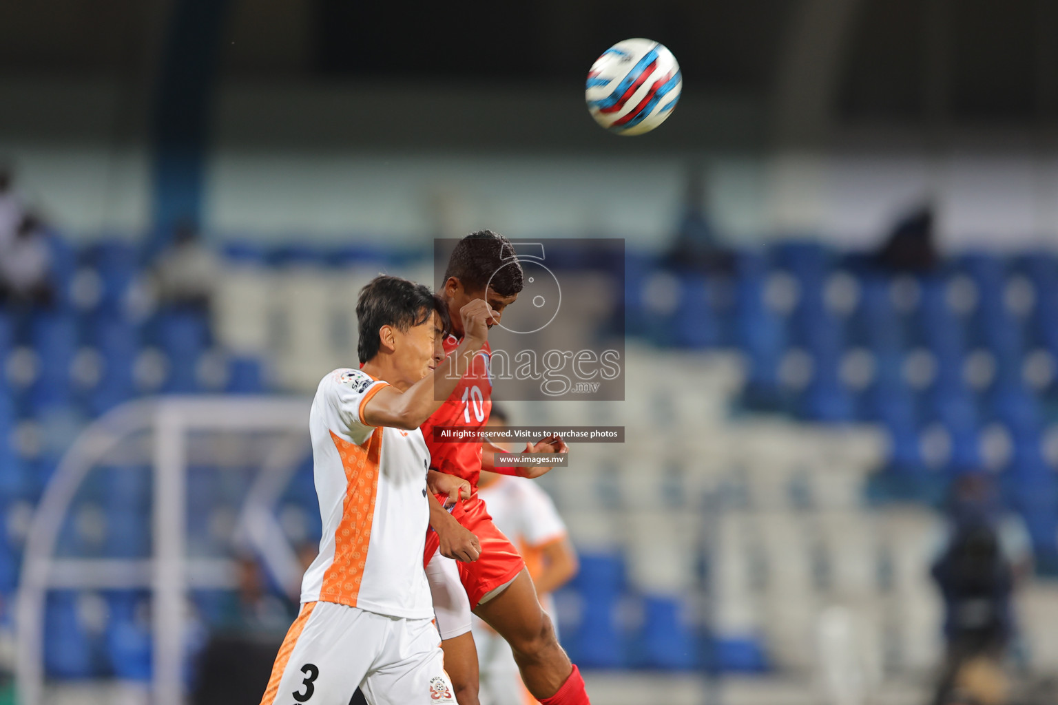 Bhutan vs Bangladesh in SAFF Championship 2023 held in Sree Kanteerava Stadium, Bengaluru, India, on Wednesday, 28th June 2023. Photos: Nausham Waheed, Hassan Simah / images.mv